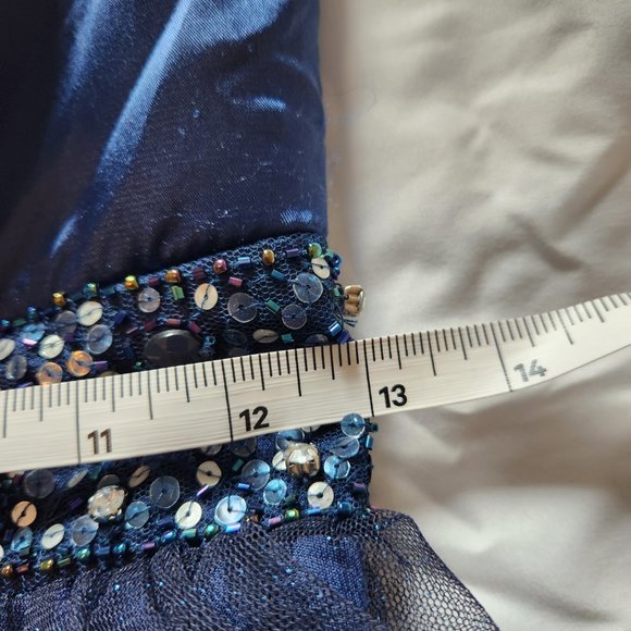 Xtraordinary Blue Strapless Short Dress Size 3 - Cocktail Dress - Sparkle - Picture 10 of 13